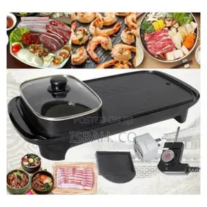 2 In1electric Baking Pan, Cooking and BBQ Electric Grill