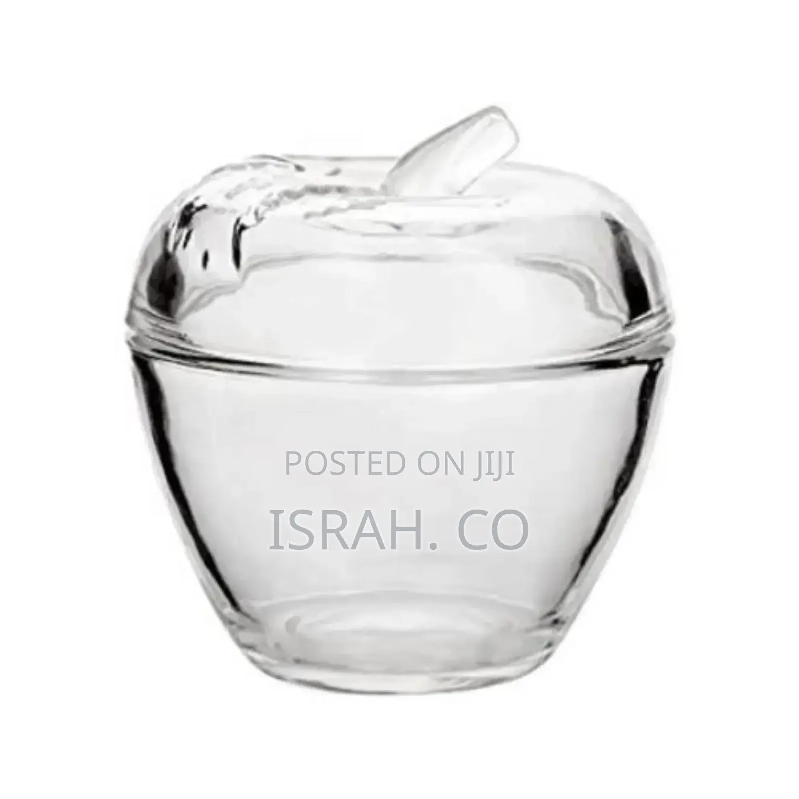 Glass Sugar Bowl Dish - Colorless