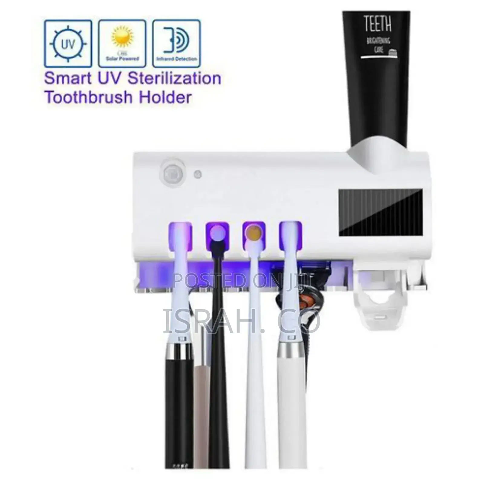 Wall-Mount Toothpaste Dispenser,Toothbrush Holder Storage