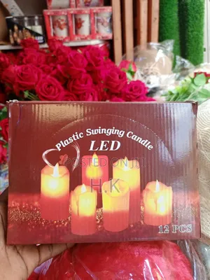 12pcs LED Plastic Swinging Candles