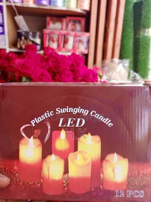 12pcs LED Plastic Swinging Candles