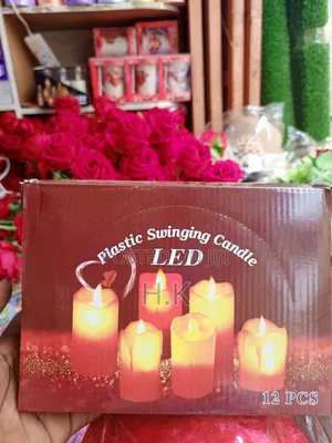 12pcs LED Plastic Swinging Candles