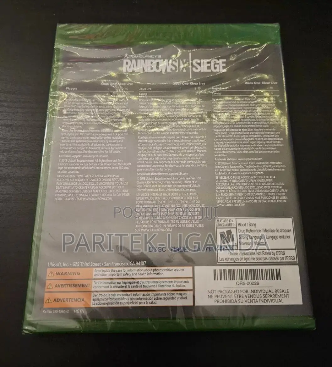 Used Rainbow Siege Xbox One