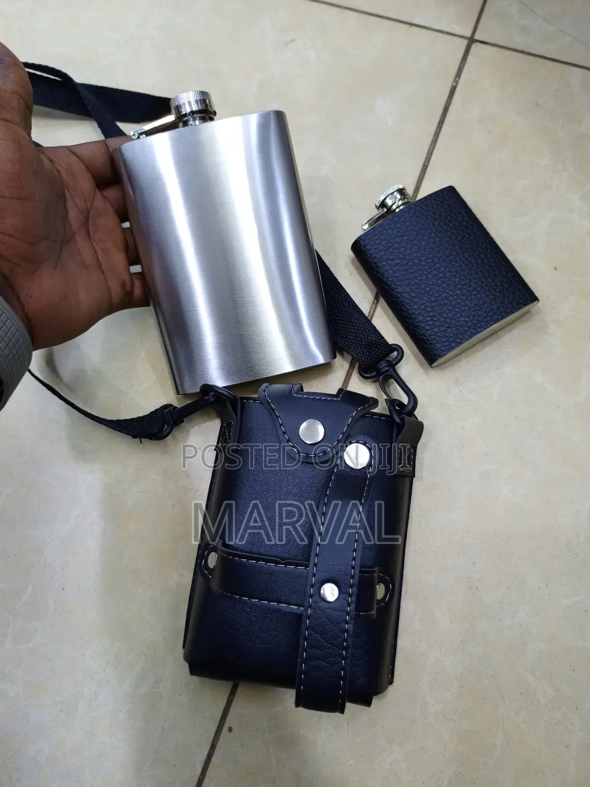 Hip Flask Set of 9 4 Oz