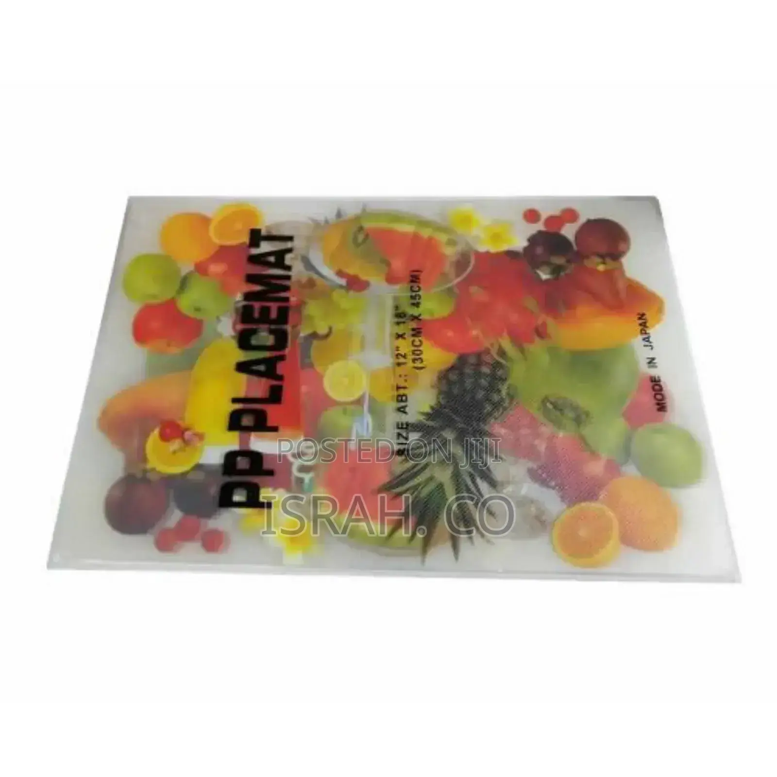 12 Pieces Plastic Placemats Table Mats for Dining Table Set,