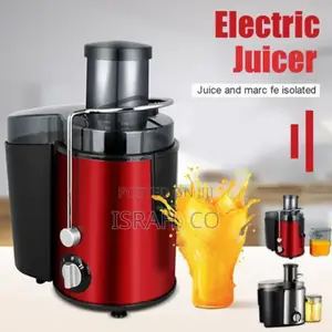 Electric Juice Blender/Extractor, Red