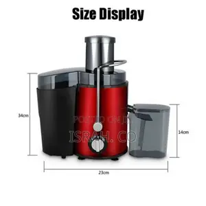 Electric Juice Blender/Extractor, Red