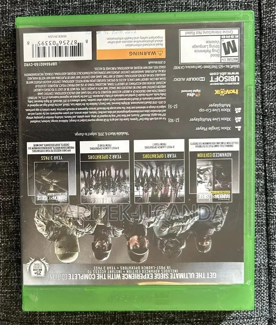 Used Rainbow Six Xbox