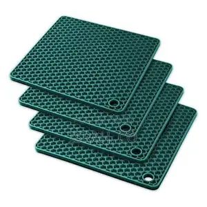 4 Pcsilicone Pot Holders Drying Heat Resistant Non-Slip Mats