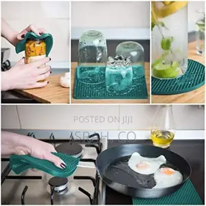 4 Pcsilicone Pot Holders Drying Heat Resistant Non-Slip Mats