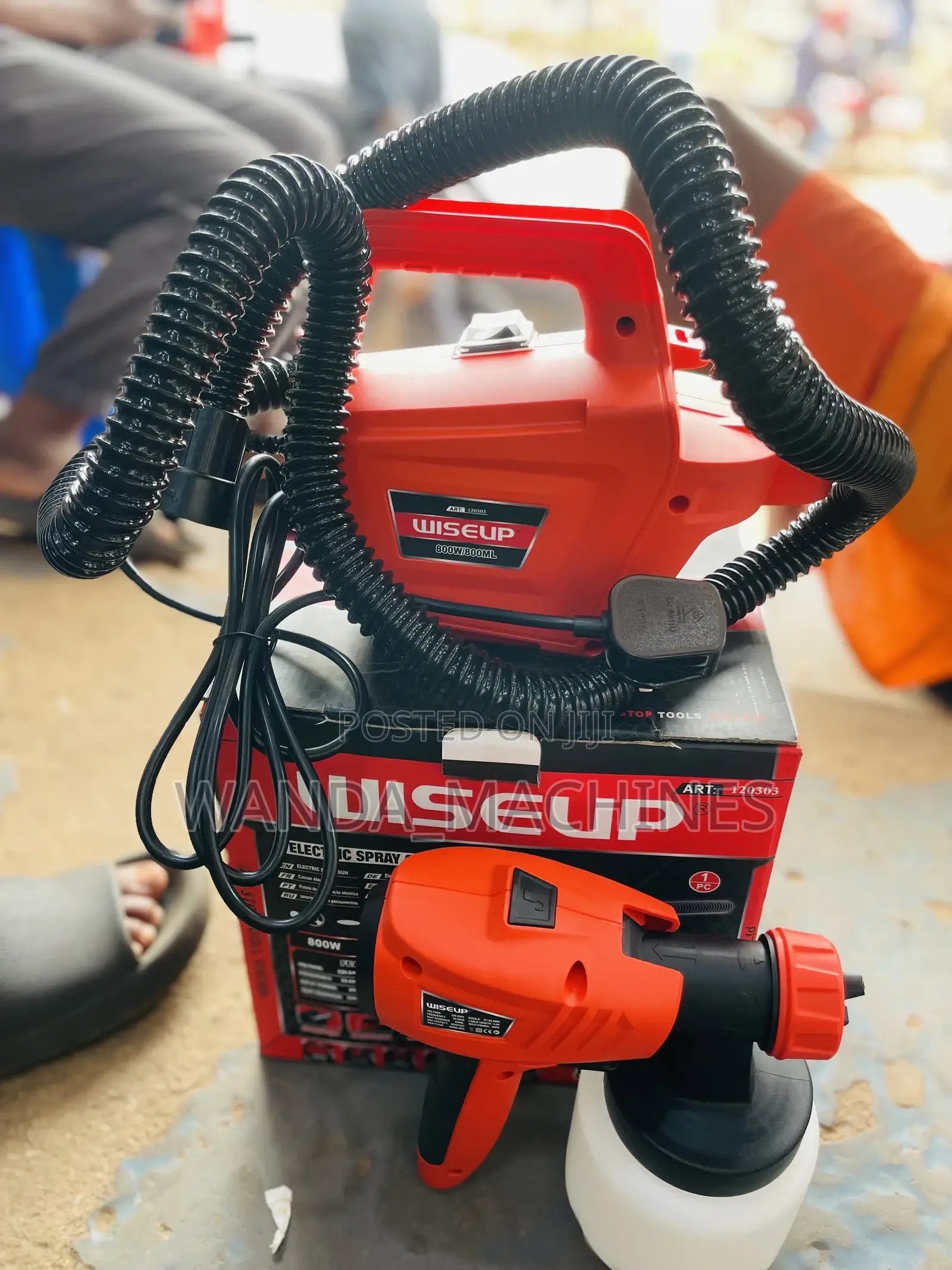 Electric Spray Gun 800w Wiseup