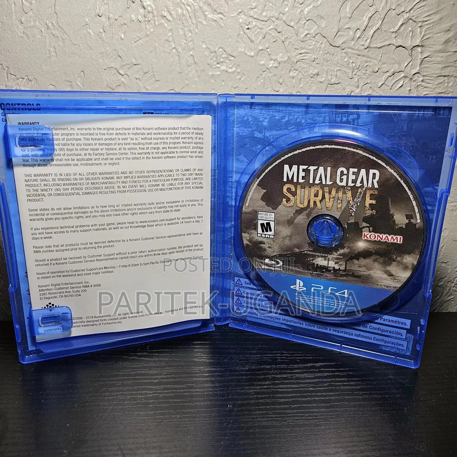 Used Metal Gear Ps4