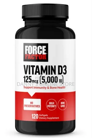 Vitamin D3 5000iu 120 Softgels