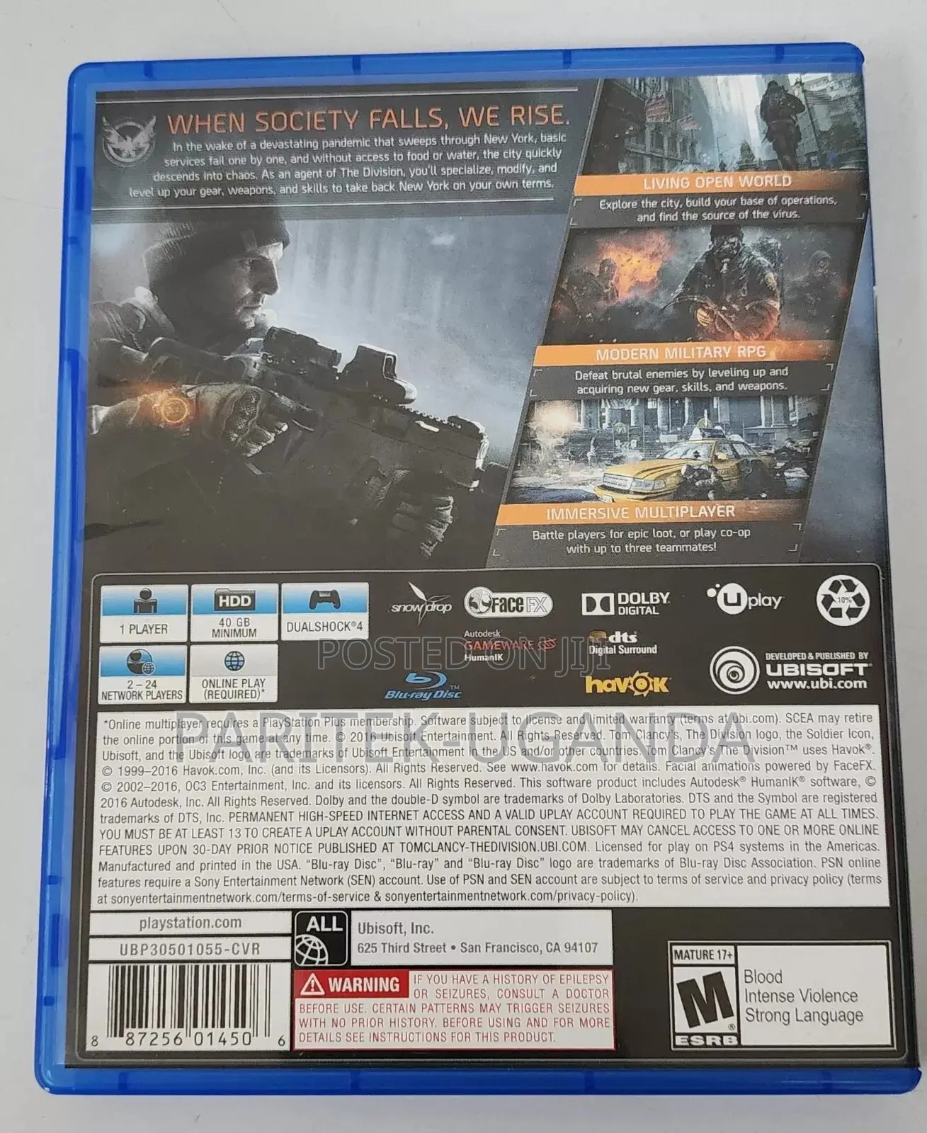 Pre-Owned the Division Ps4