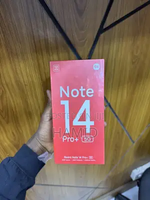 New Xiaomi Redmi Note 14 Pro+ 256 GB Black