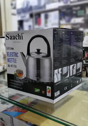 Saachi Nl-Kt-7756 5l Electric Kettle -Rapid Boil, Stainless-