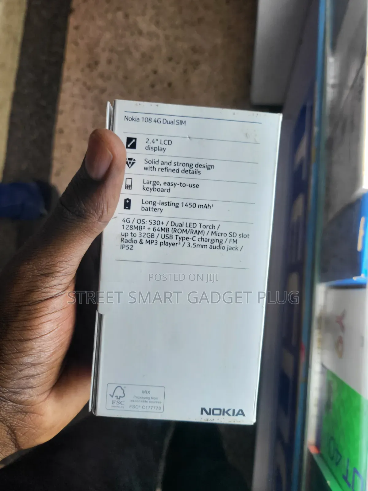 New Nokia 108 Dual SIM Black