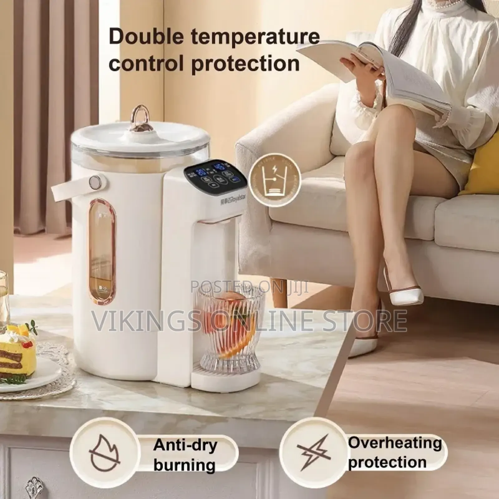 3L Electric Kettle 6 Speed Temperature Control Dispenser