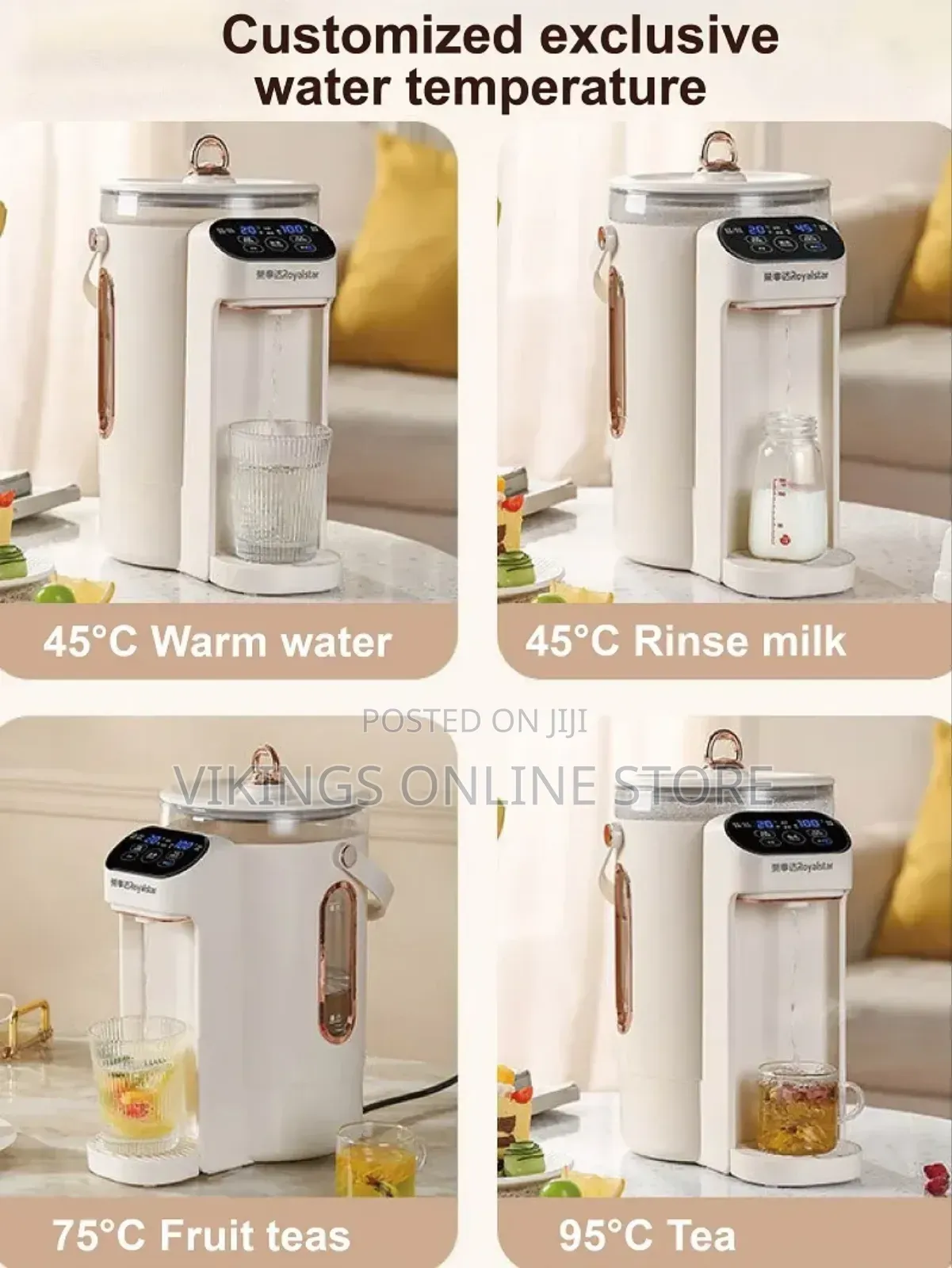 3L Electric Kettle 6 Speed Temperature Control Dispenser
