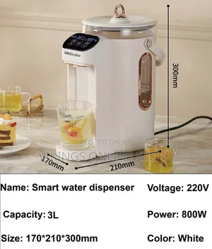3L Electric Kettle 6 Speed Temperature Control Dispenser