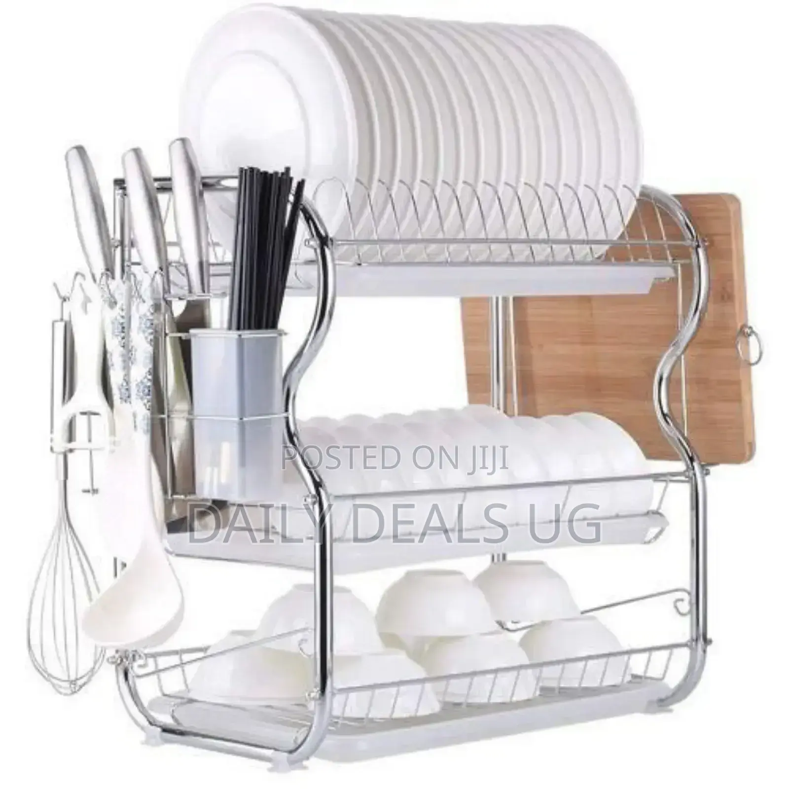 3 Layer Stainless Steel Dish Rack