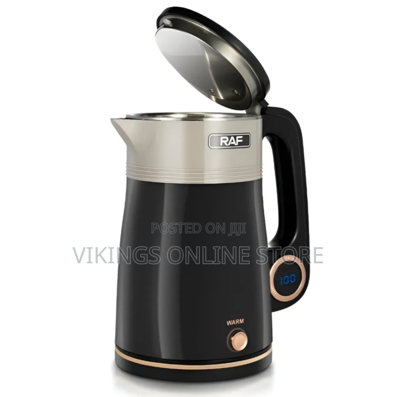 RAF 2.5L Cordless Kettle Black