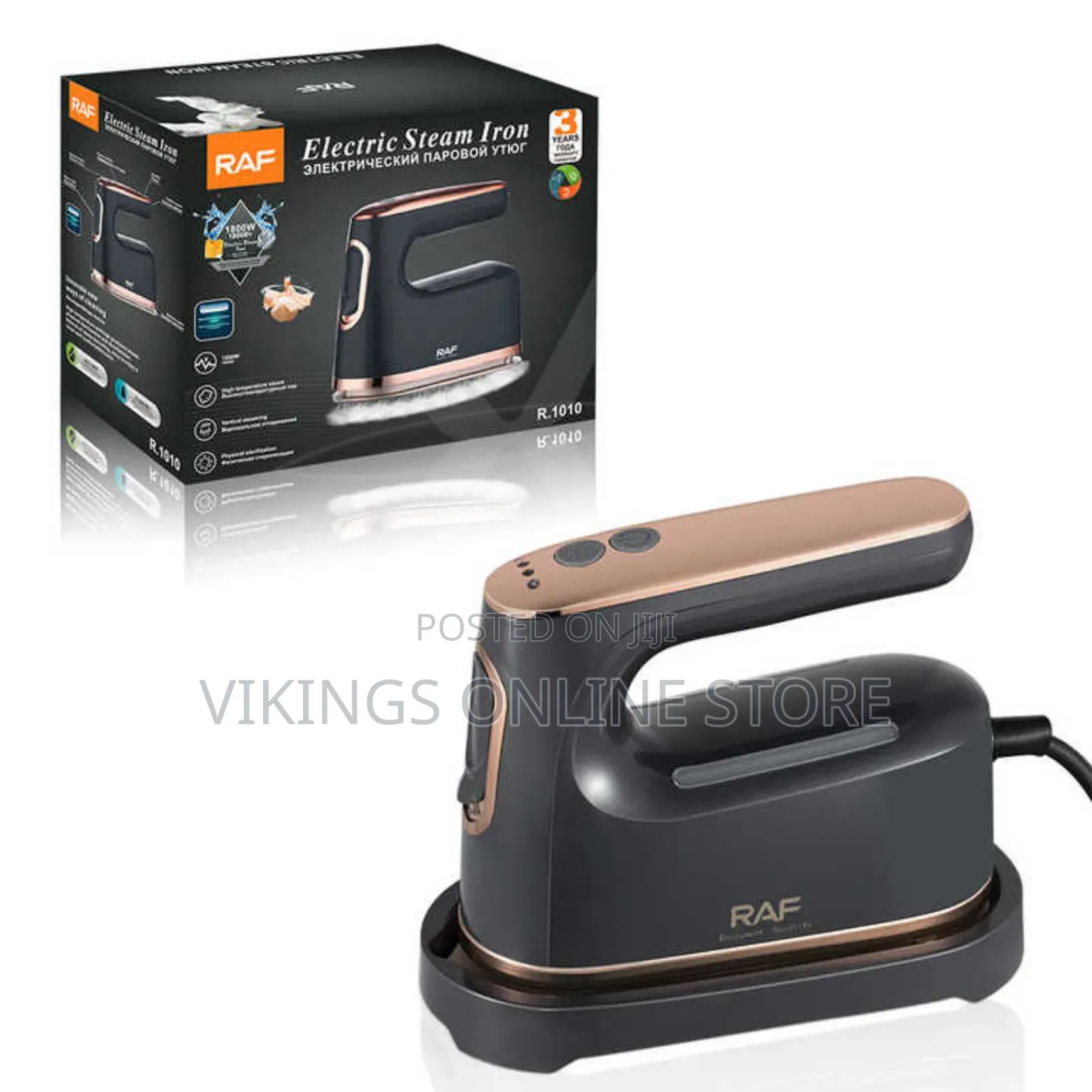 Raf Electric Steam Mini Iron 1800w