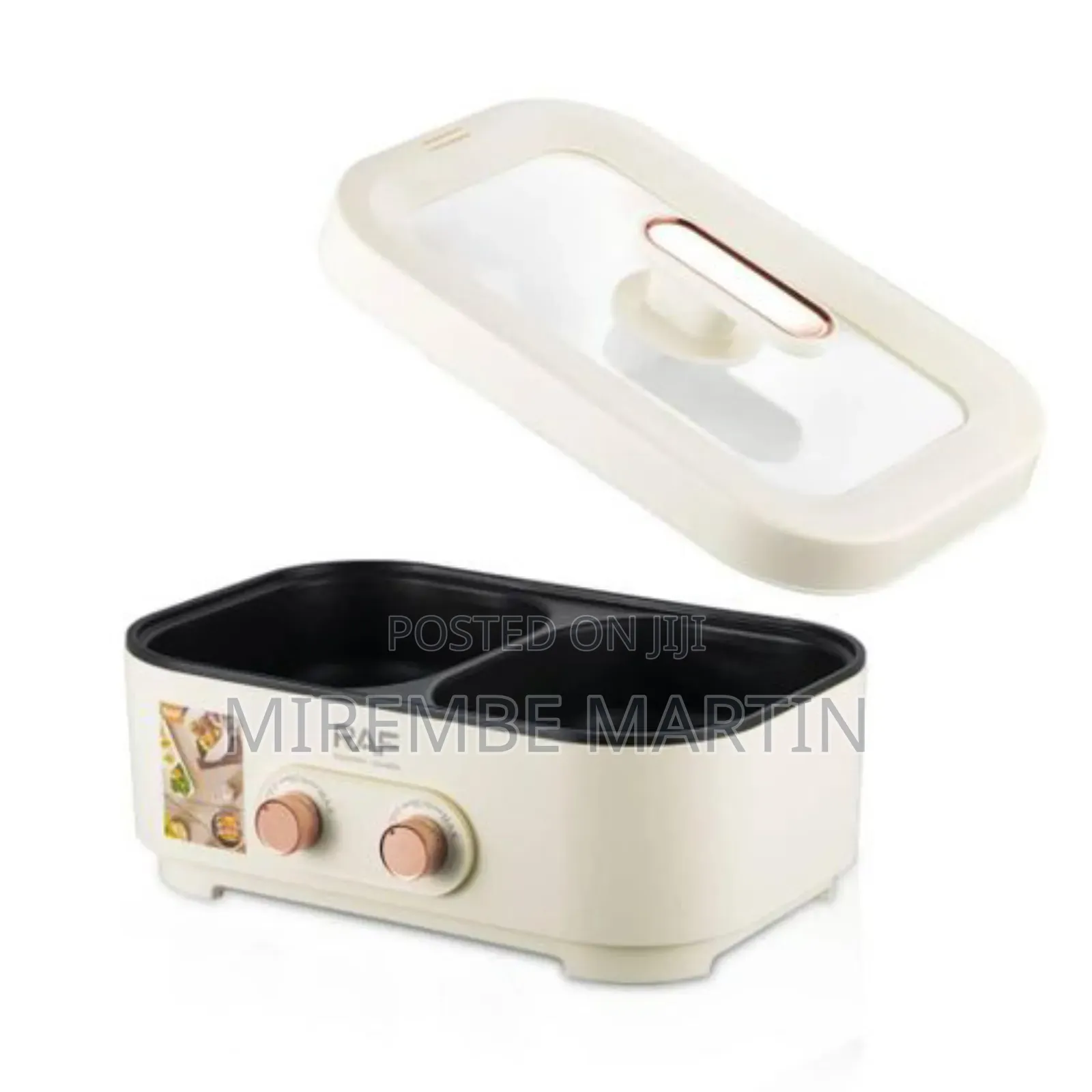Raf Professional Electric Grill and Soup Pot Rice Cooker