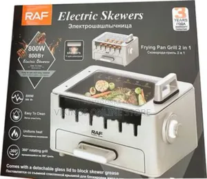 Raf 3 in 1 Electric BBQ Kebab Grill