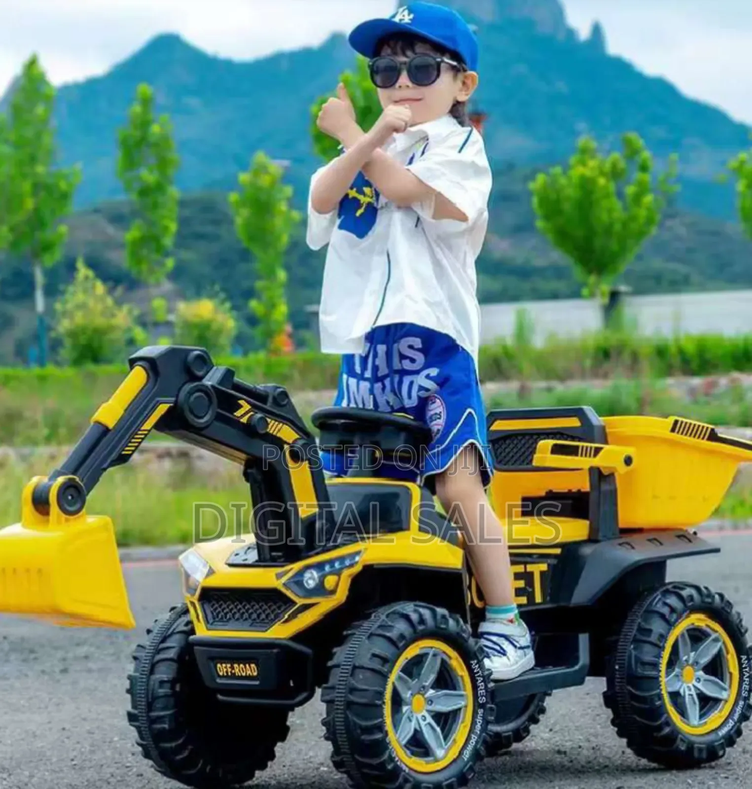 Children's Excavator Electric Car