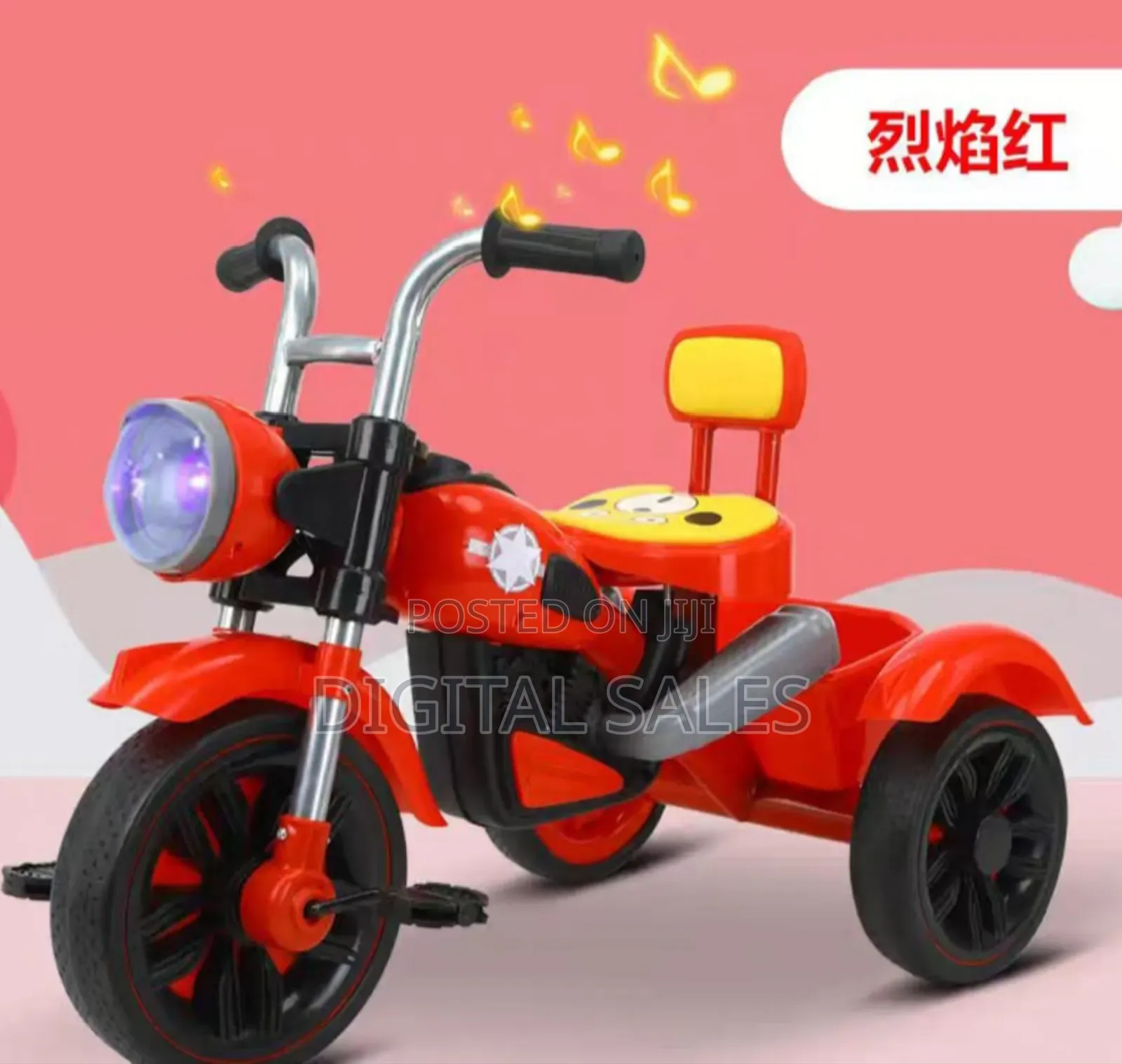 Kid's Tricycle Available in Different Colors