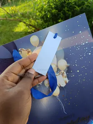 Aqua Birthday Gift Bag - Blue (Medium)