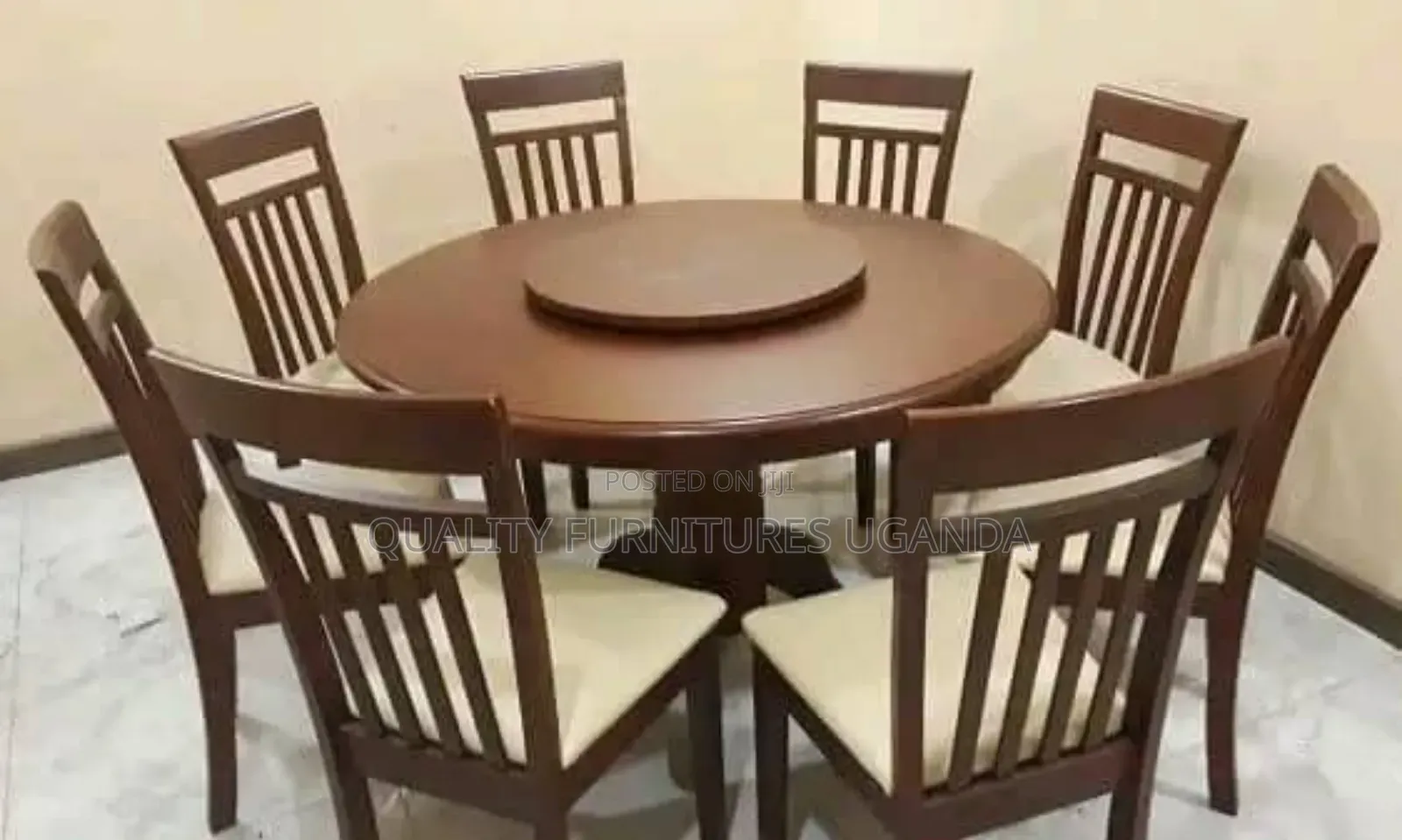 Rolling 8 Sitter Dinning Table