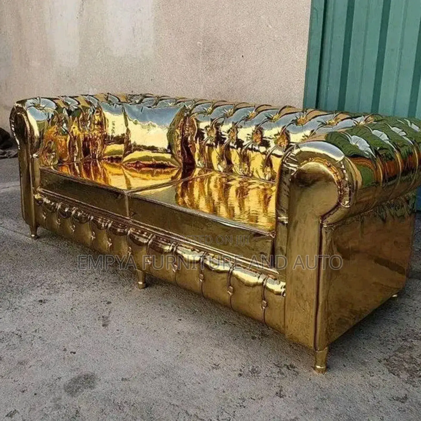 Golden Sofa Set