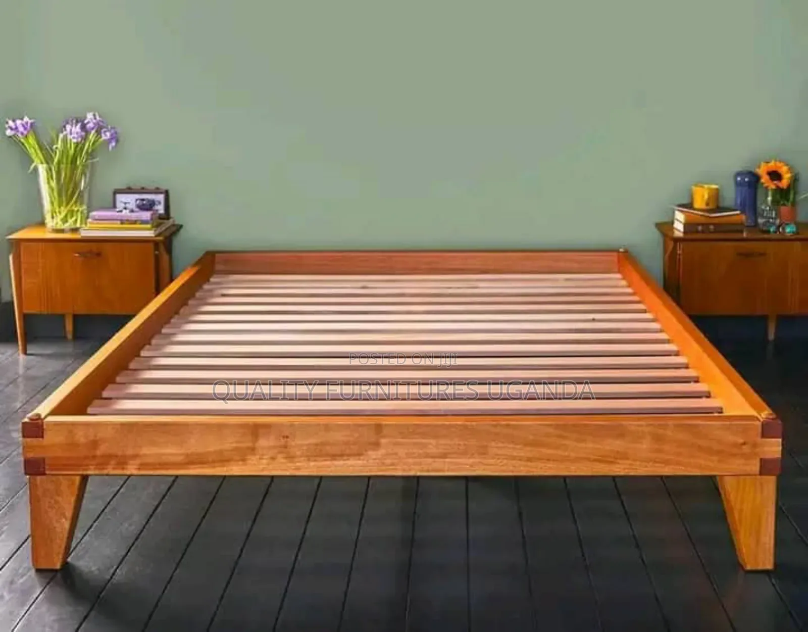 5x6 Plain Wooden Bed