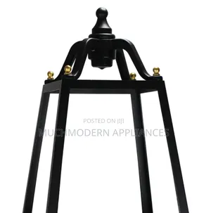 Black Garden Light Without Pole