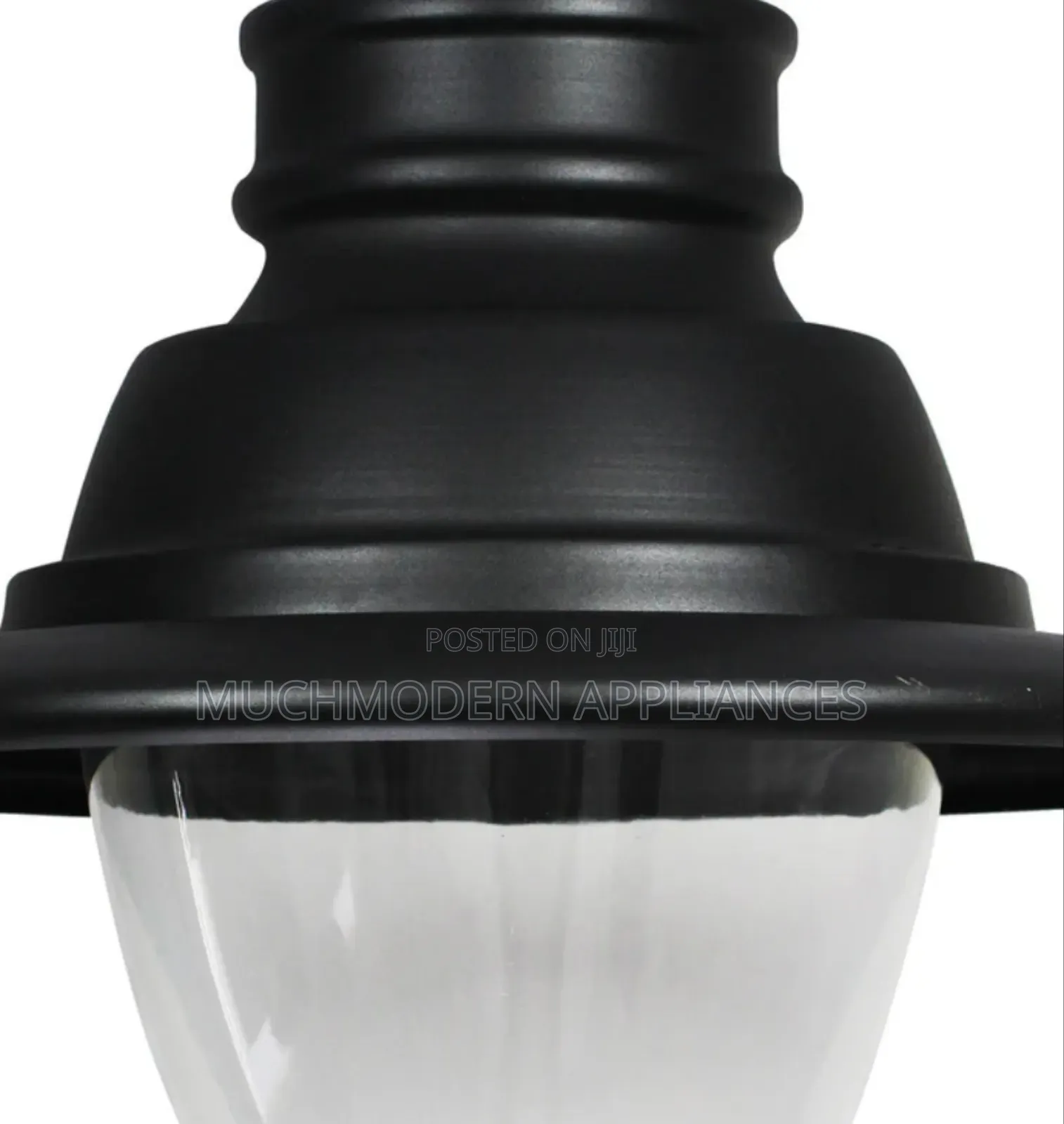 Black Garden Light Without Pole