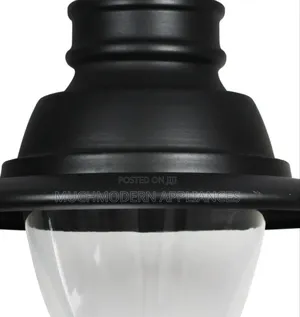 Black Garden Light Without Pole