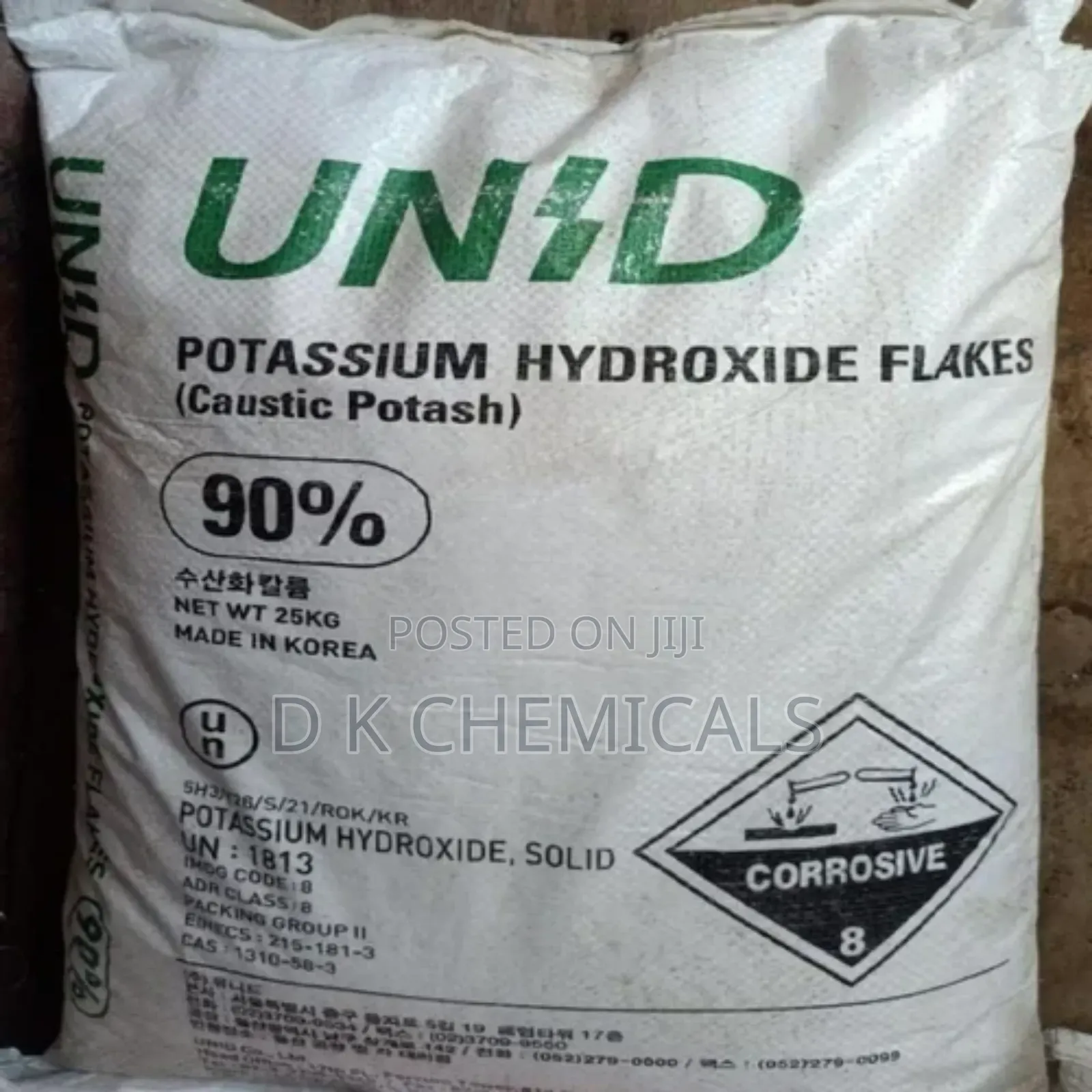 Potassium Hydroxide Sack
