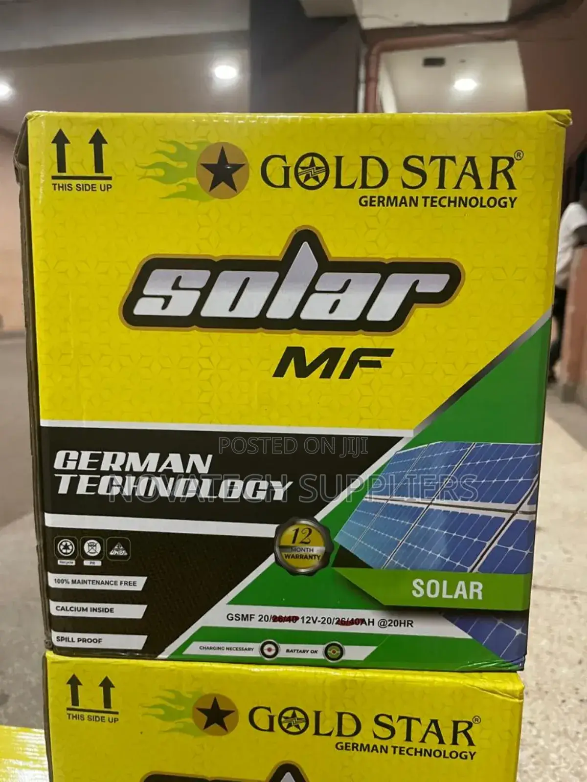 20ah Gold Star German Technology Solar Batteries Sak