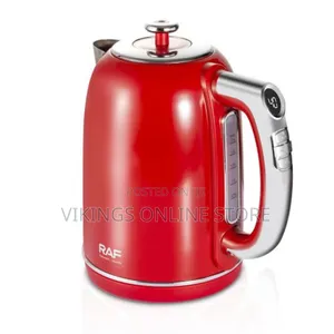 Raf 360 Swivel Base Glass Body Electric Kettle With Light