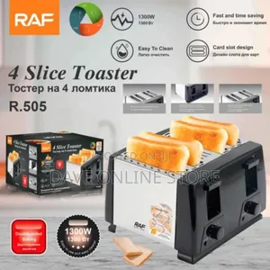 RAF Fast Breakfast 4 Slice Electric Bread Toaster
