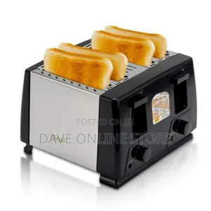 RAF Fast Breakfast 4 Slice Electric Bread Toaster
