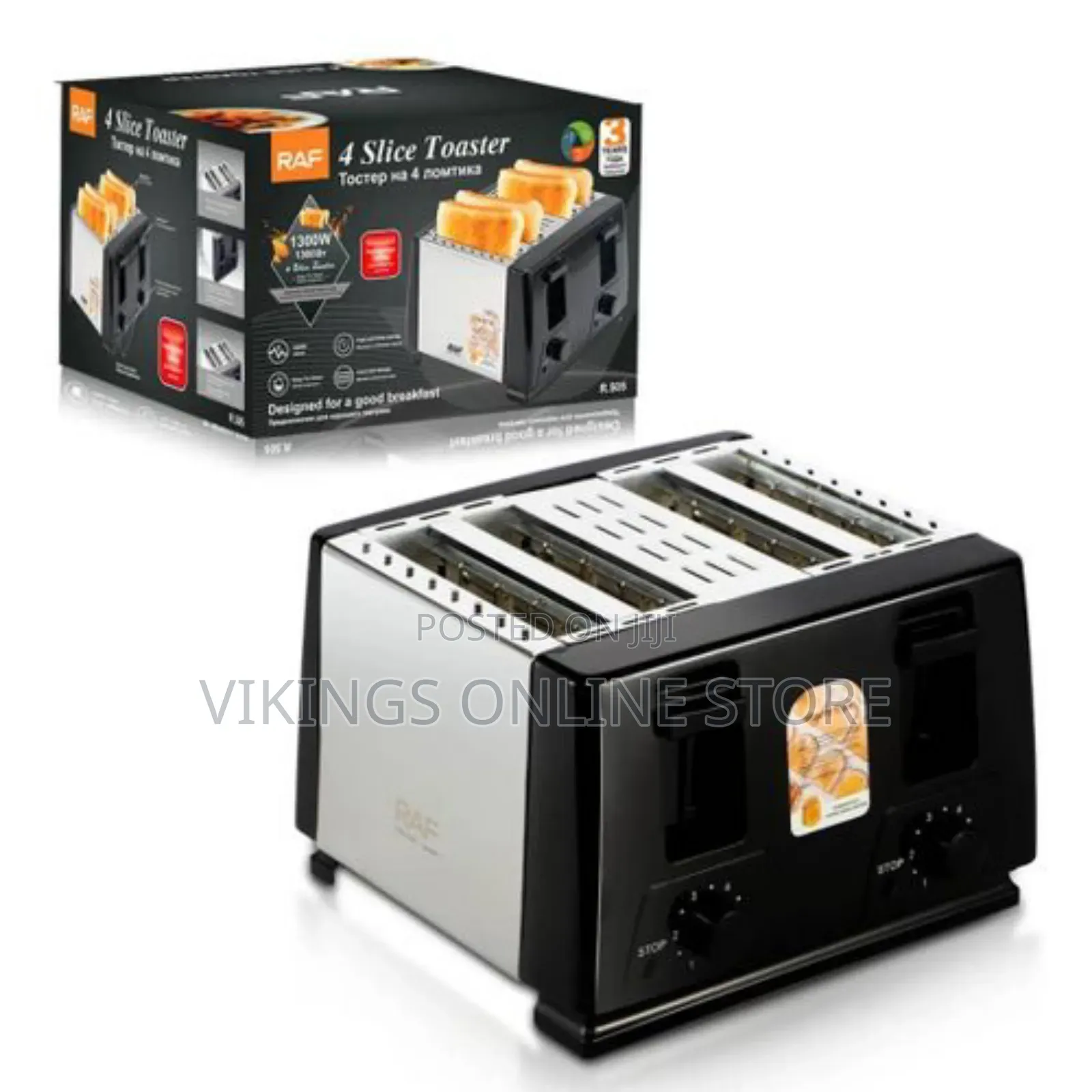 4 Slice Bread Toaster Raf .505