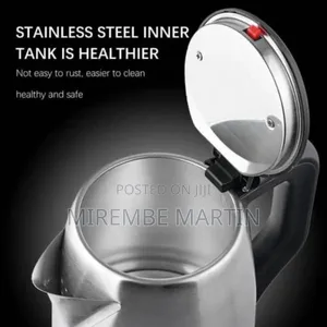 Electric Kettle Pot With Led Lamp and 360 Swivel Base