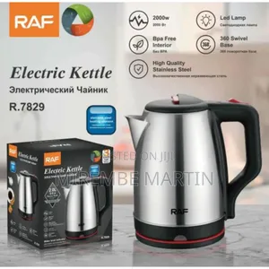 Electric Kettle Pot With Led Lamp and 360 Swivel Base