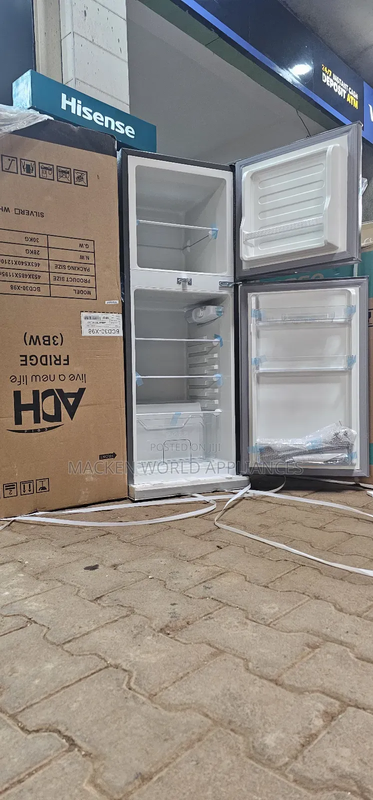 138 Liters ADH Double Door Fridge