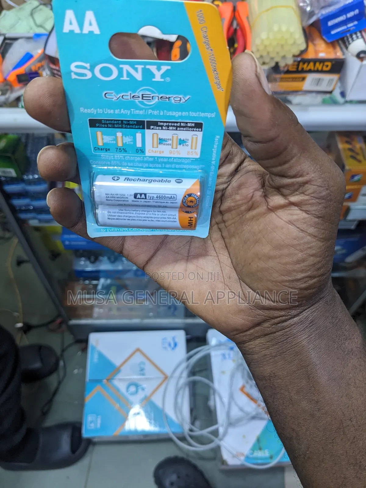 Sony Rechargeable Batteries AA AAA