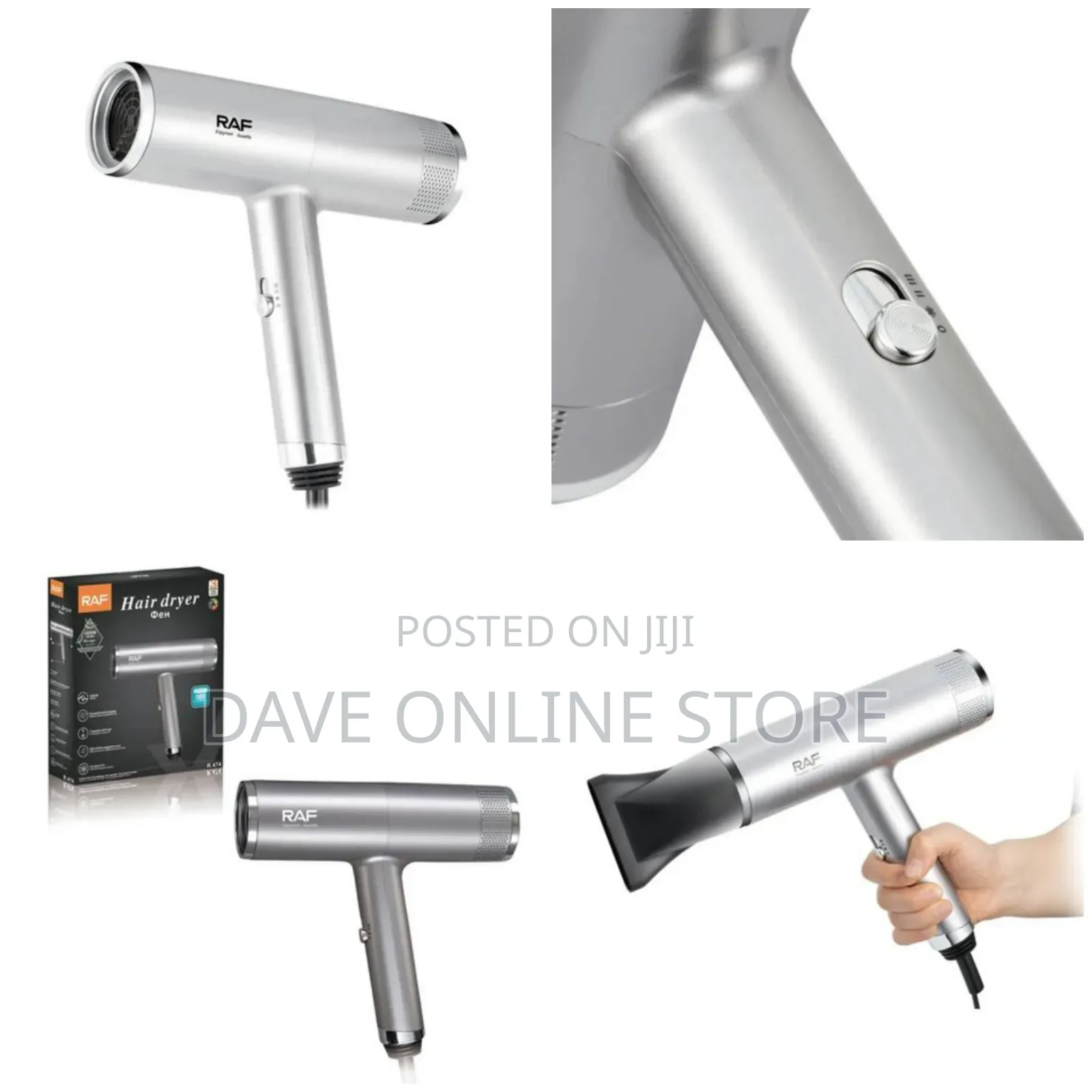 RAF Professional Drying Blow Dryer Ionic Hairdryer 1600watt
