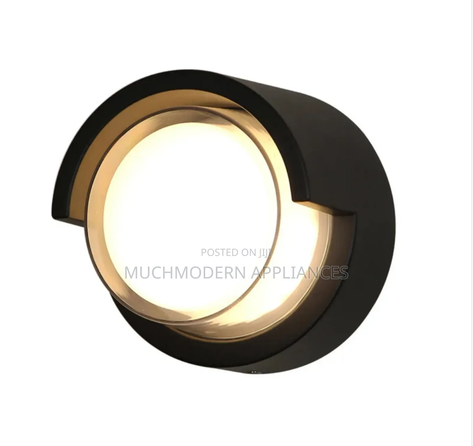 Black LED Wall Light